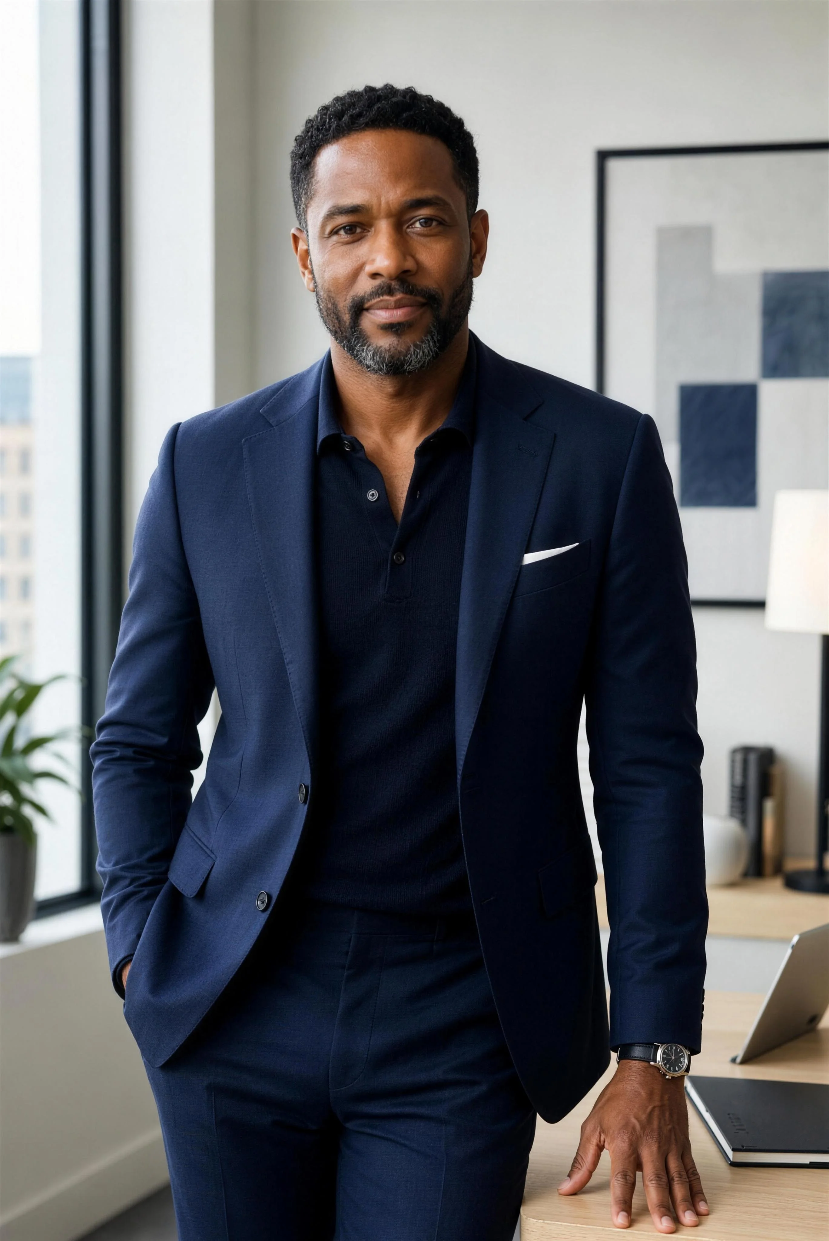 William Jones in a modern accounting office